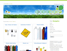 Tablet Screenshot of globalpak.com.au