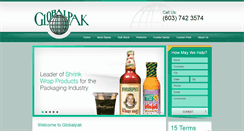 Desktop Screenshot of globalpak.net